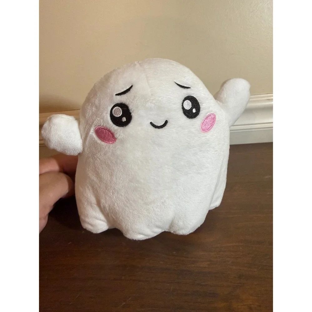 LankyBox Ghosty Plush White Glow in the Dark Stuffed Animal Toy 6 inch